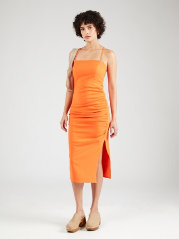 Trendyol Letné šaty - oranžová: predná strana