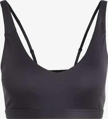 ADIDAS PERFORMANCE Bralette Sports bra 'Light-Support' in Black: front