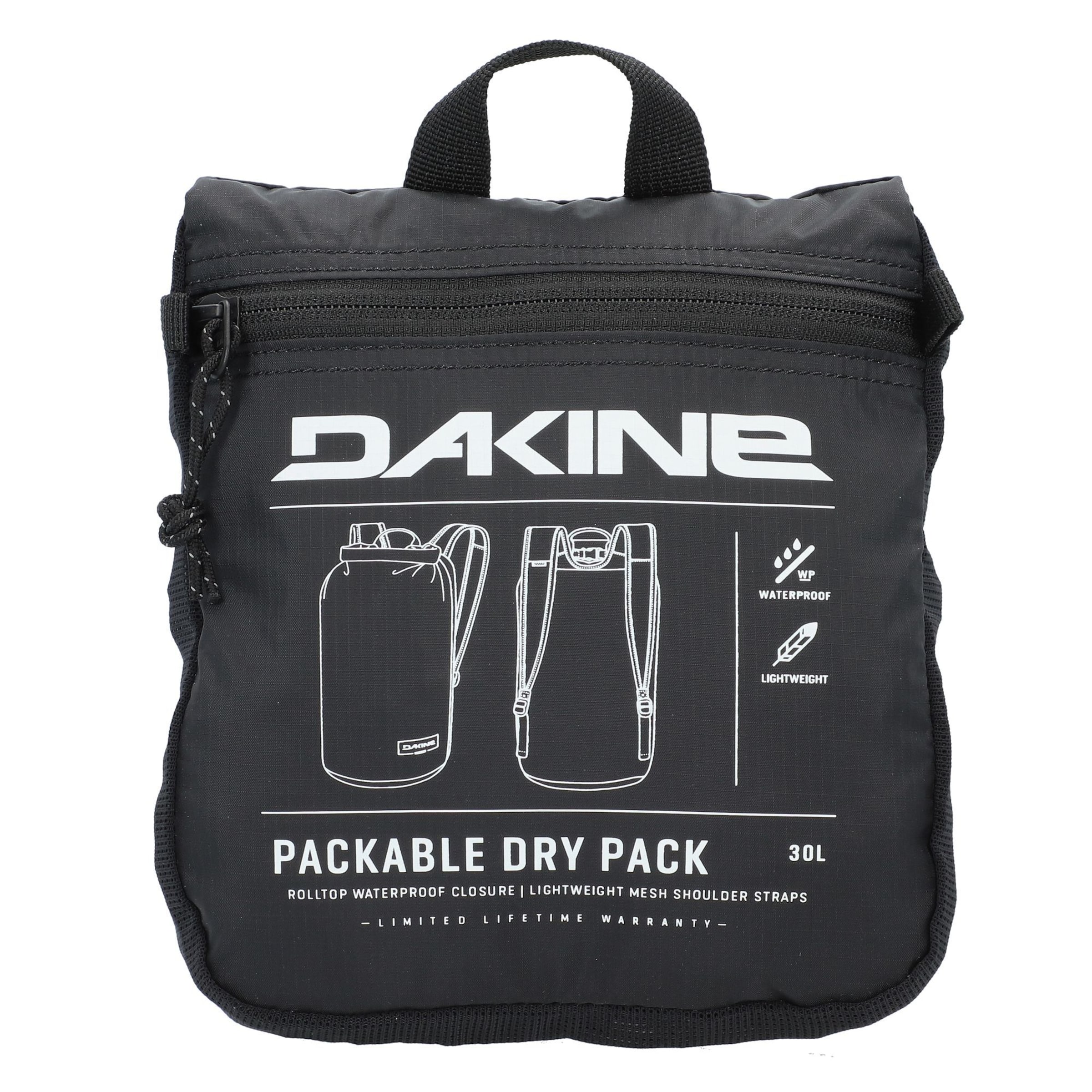 DAKINE Sportrugzak 'Packable' in Zwart: voorkant