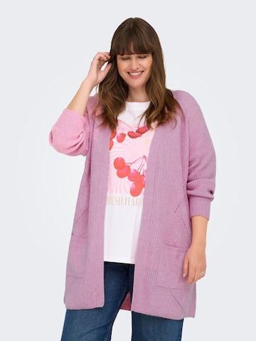 Cardigan 'CARWhitney' ONLY en rose : devant