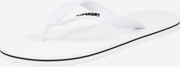 Séparateur d'orteils Superdry en blanc : devant