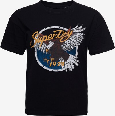 Superdry T-shirt 'Boho' en mélange de couleurs / noir, Vue avec produit