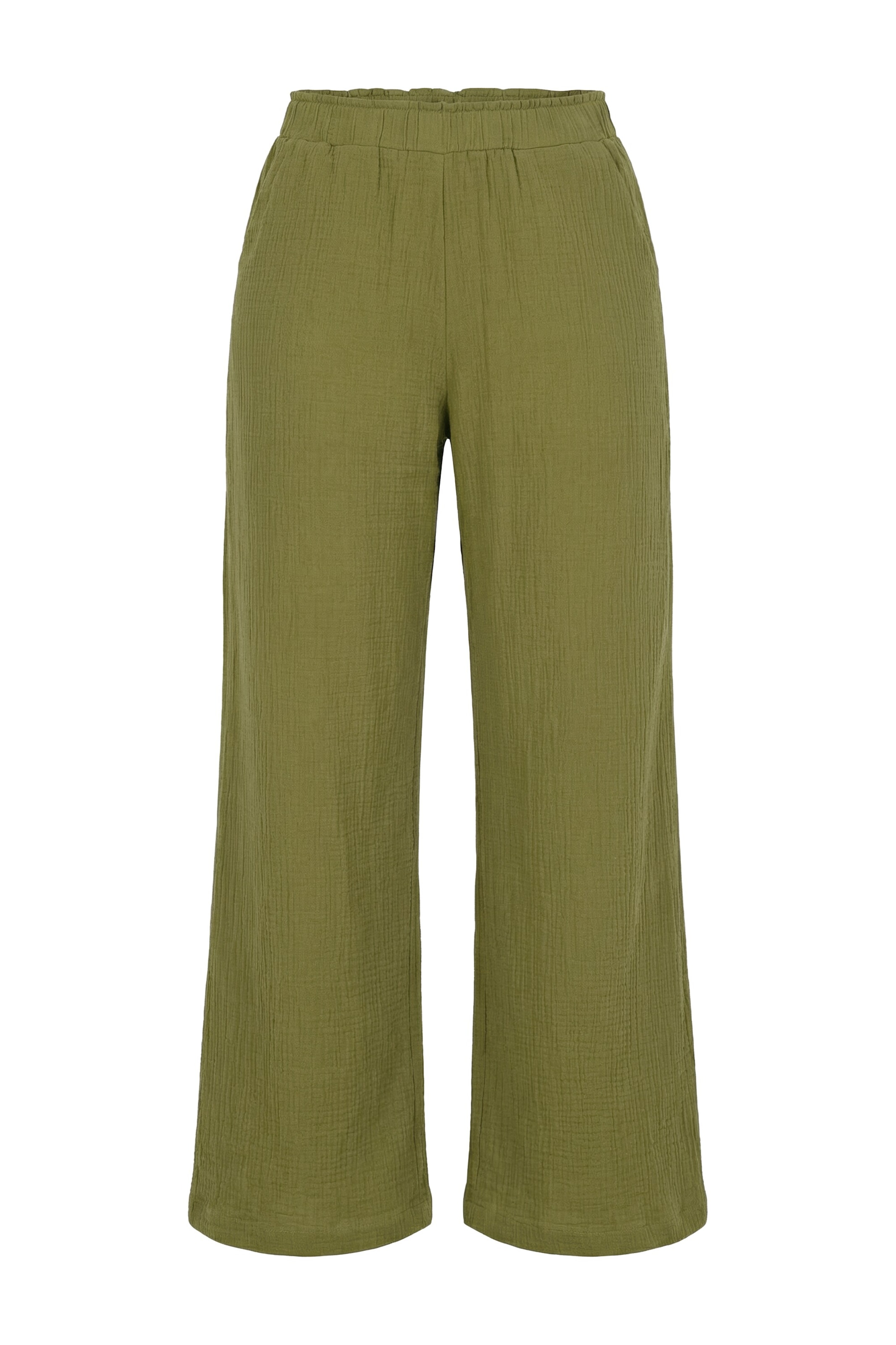Studio Untold Trousers in Green: front