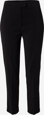 PATRIZIA PEPE Regular Pleated Pants in Black: front