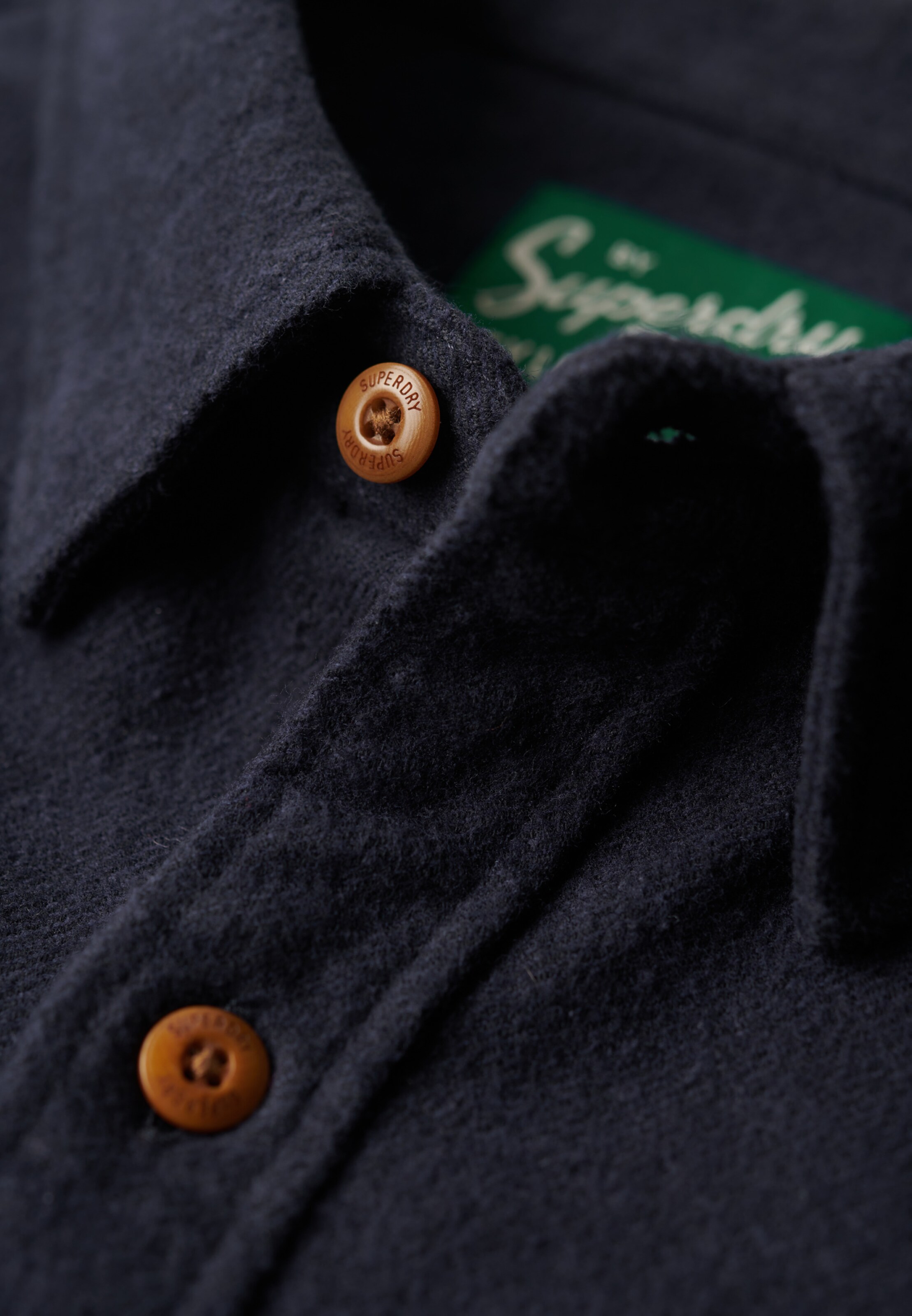 Superdry Regular fit Overhemd in Blauw