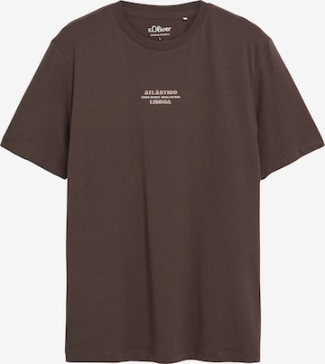 s.Oliver T-Shirt in Braun: Vorderseite