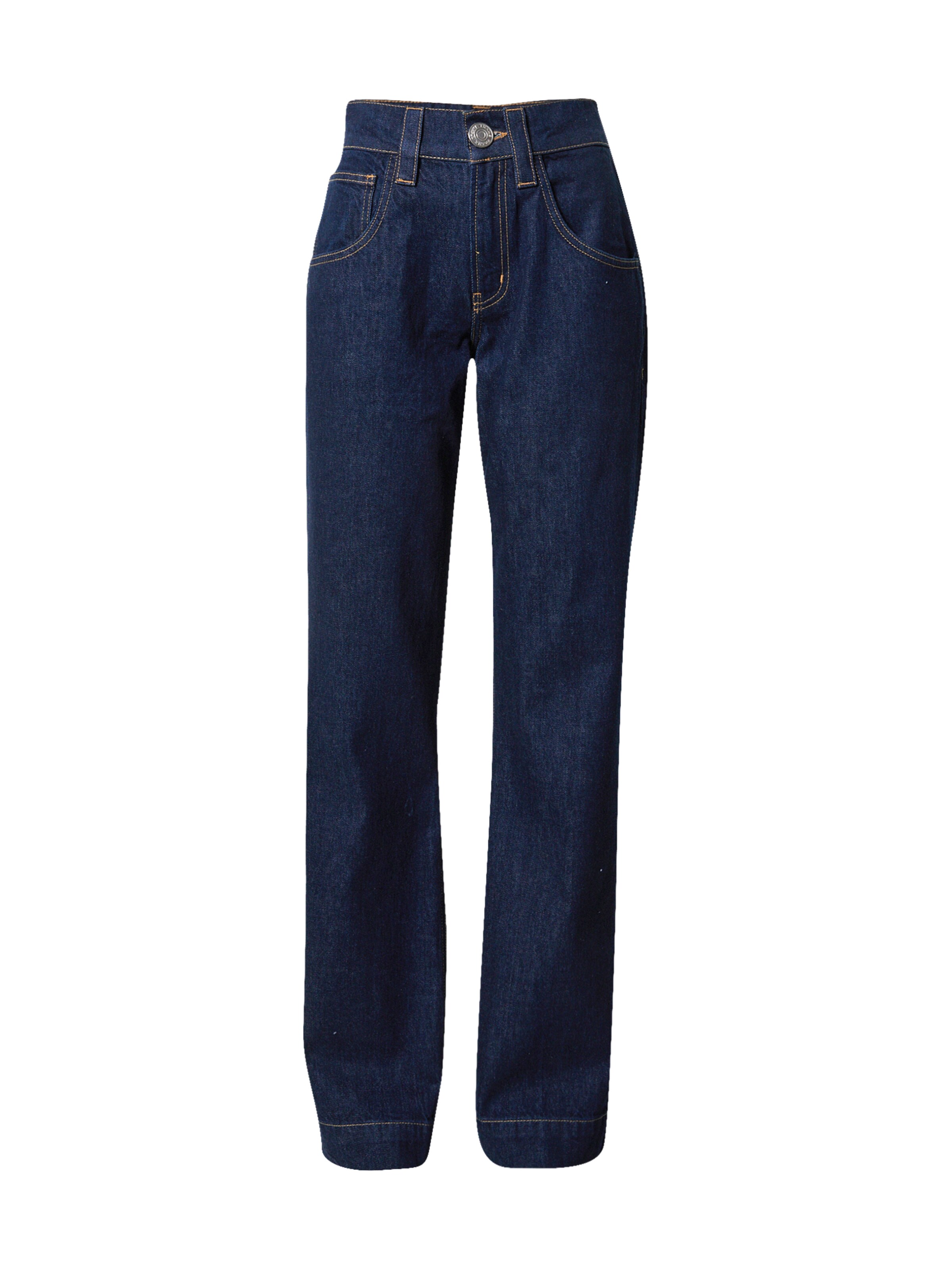 FRAME - Loosefit Calças de ganga em azul: frente