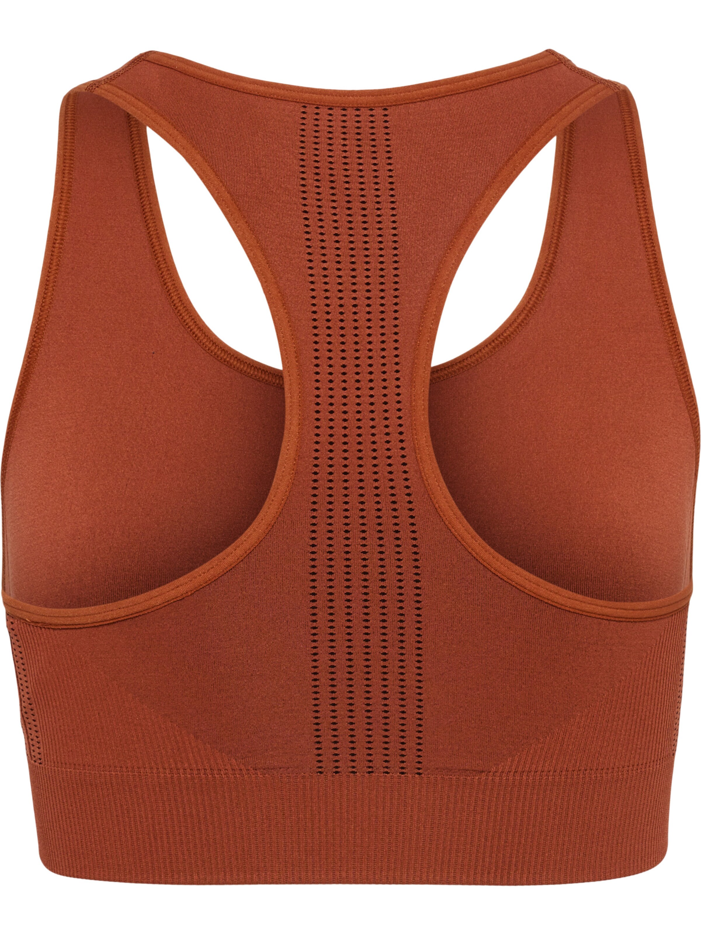 Hummel Bustier Sports-BH i brun