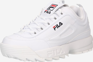 FILA - Zapatillas deportivas en blanco: frente