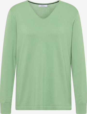 CECIL Sweater in Green: front