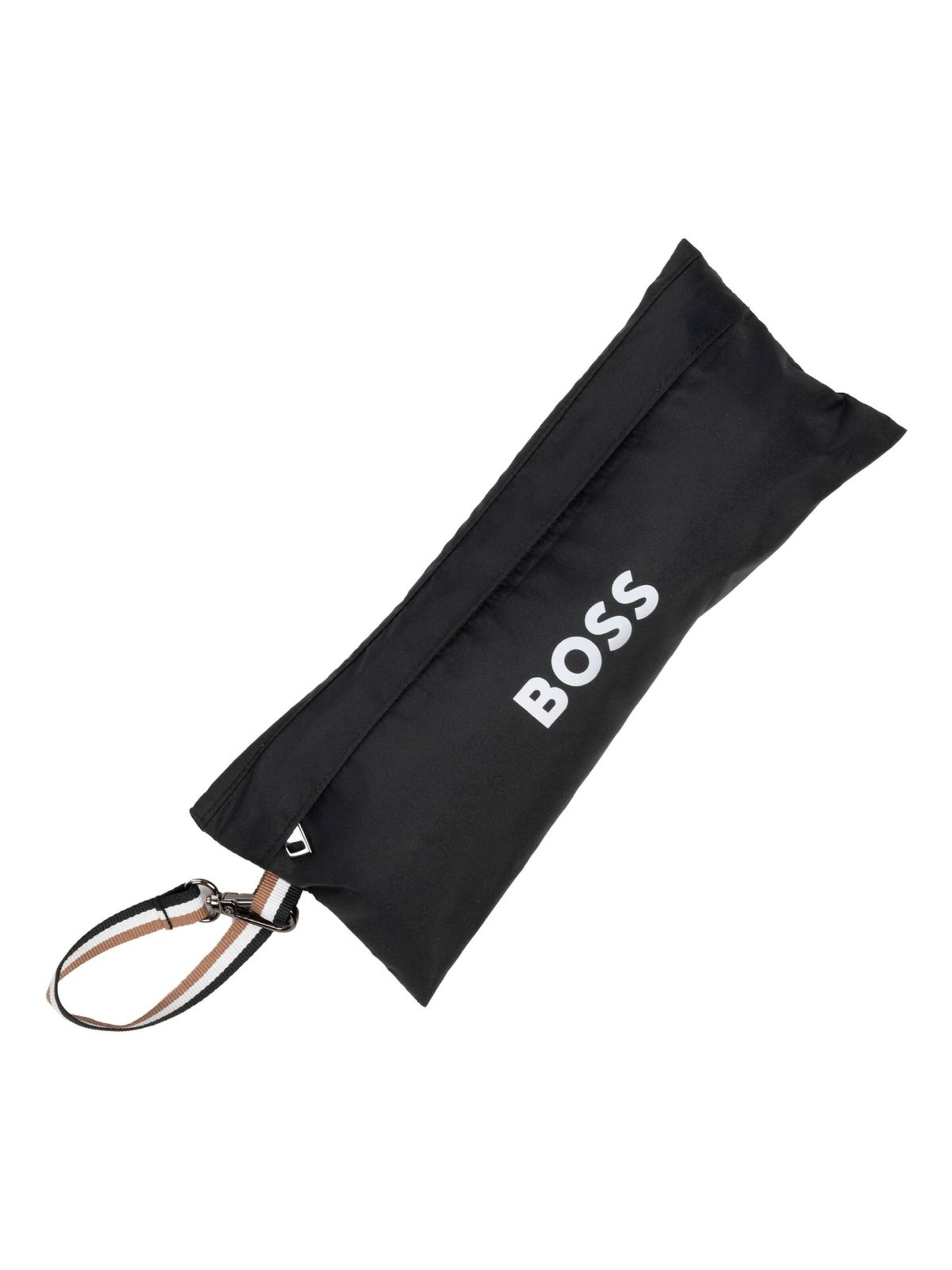 BOSS Paraplu 'Umbrella Mini Iconic' in Zwart