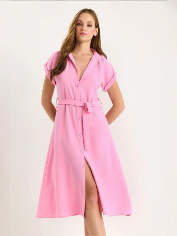 Bianco Lucci Jurk in Roze