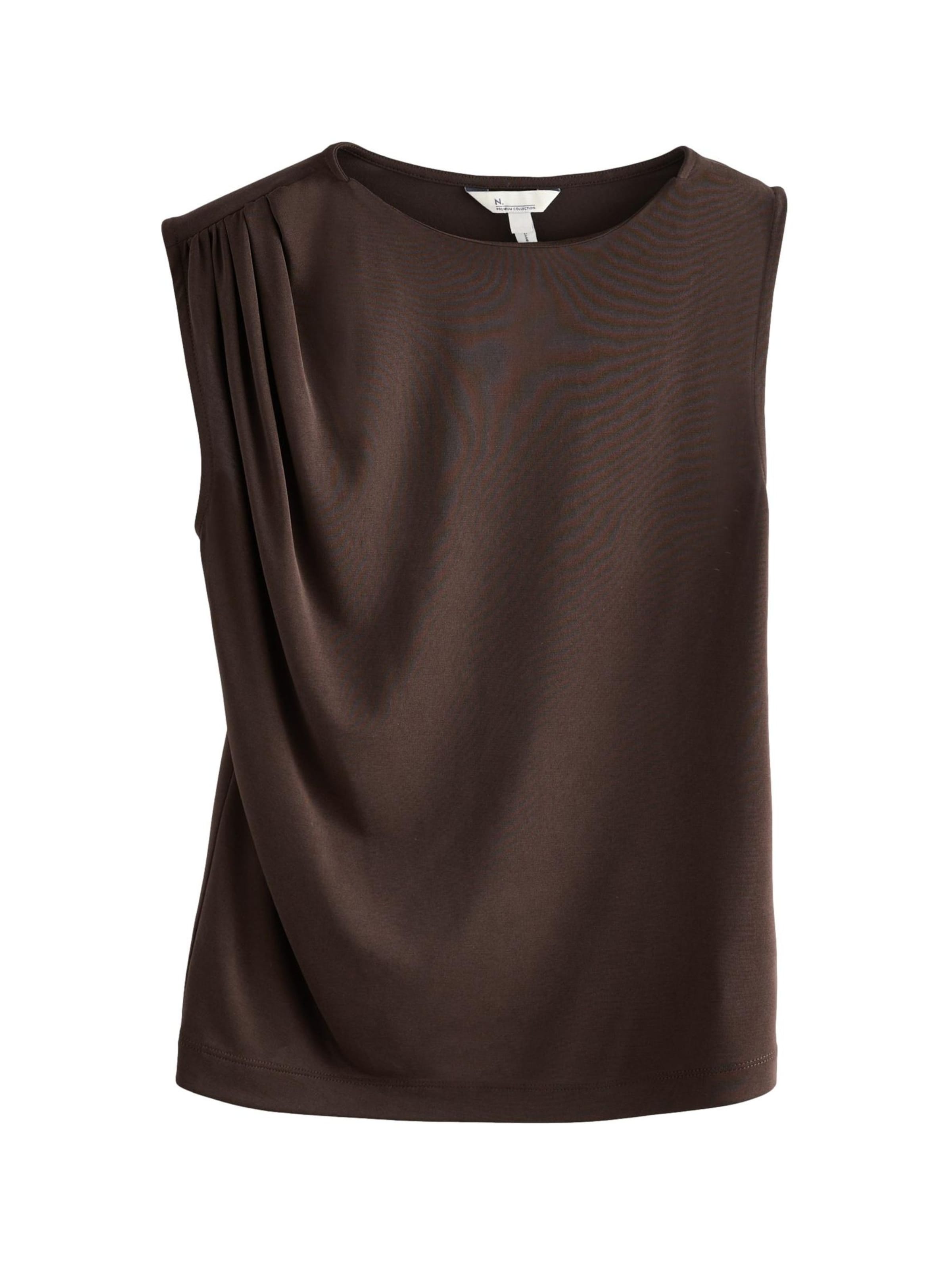 Next Koszulka w kolorze brązowy: przód