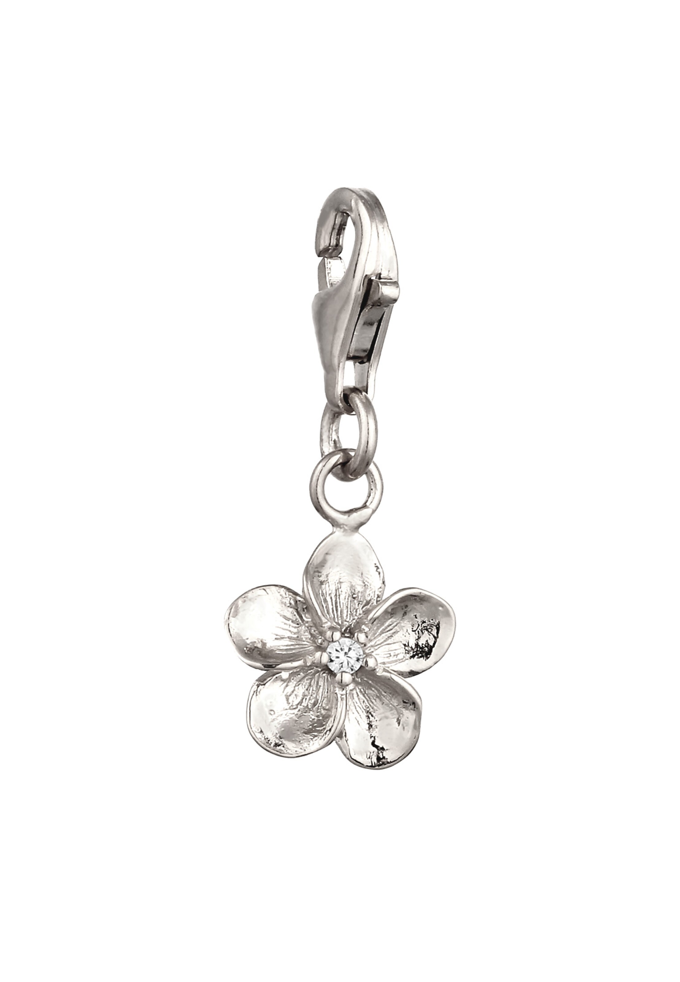 Pendentif 'Frangipani' ELLI en argent : devant