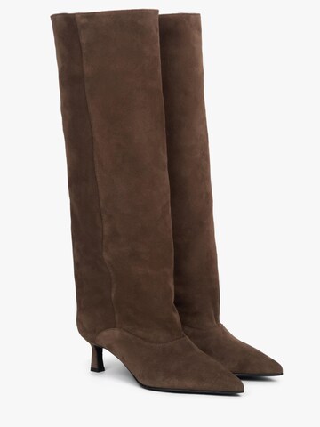 Estro Boots '32-0270'‌‌‌‌‌‌‌ in Braun