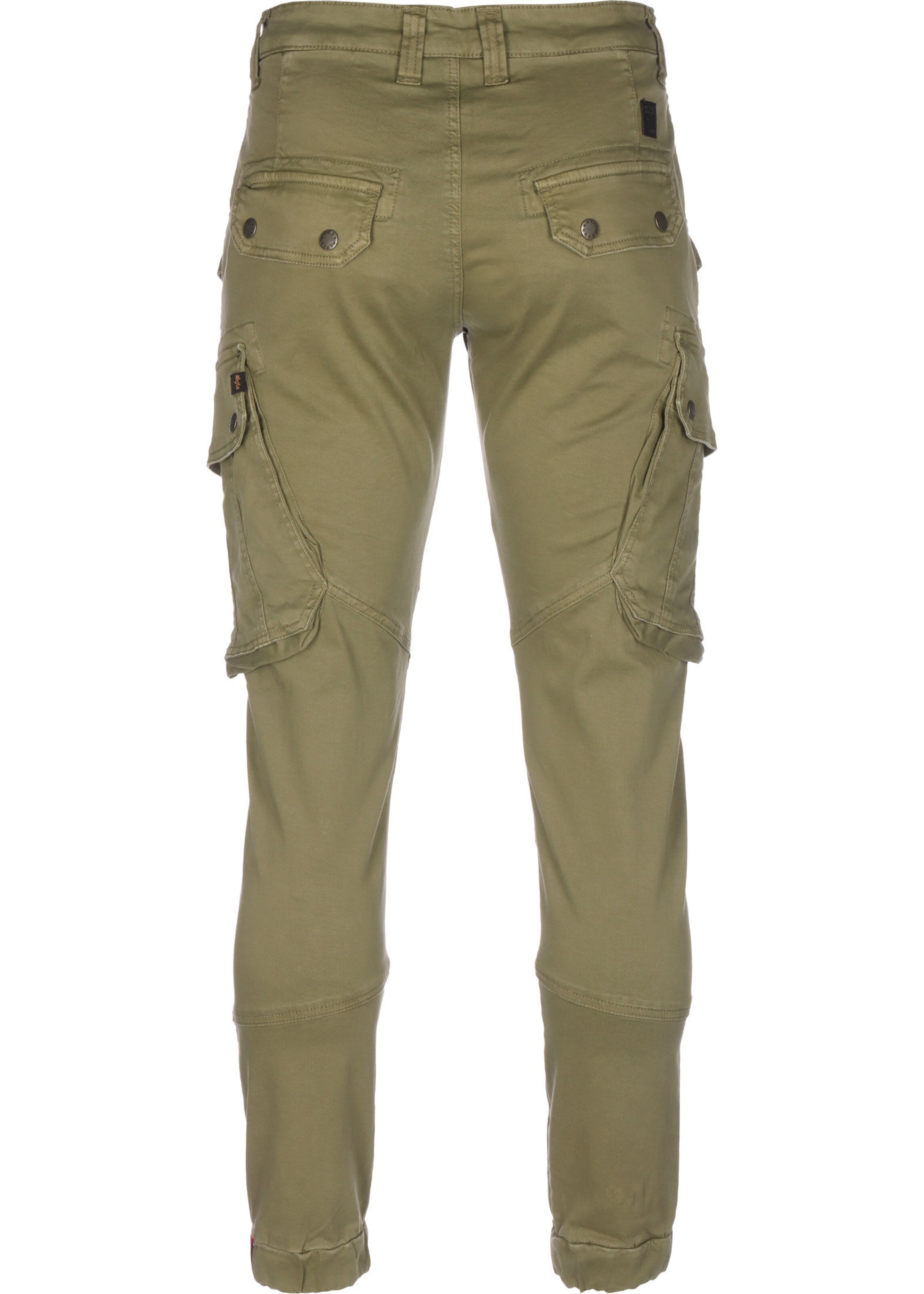 ALPHA INDUSTRIES Tapered Cargobukser 'Combat' i grøn