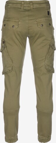 ALPHA INDUSTRIES Tapered Cargo Pants 'Combat' in Green