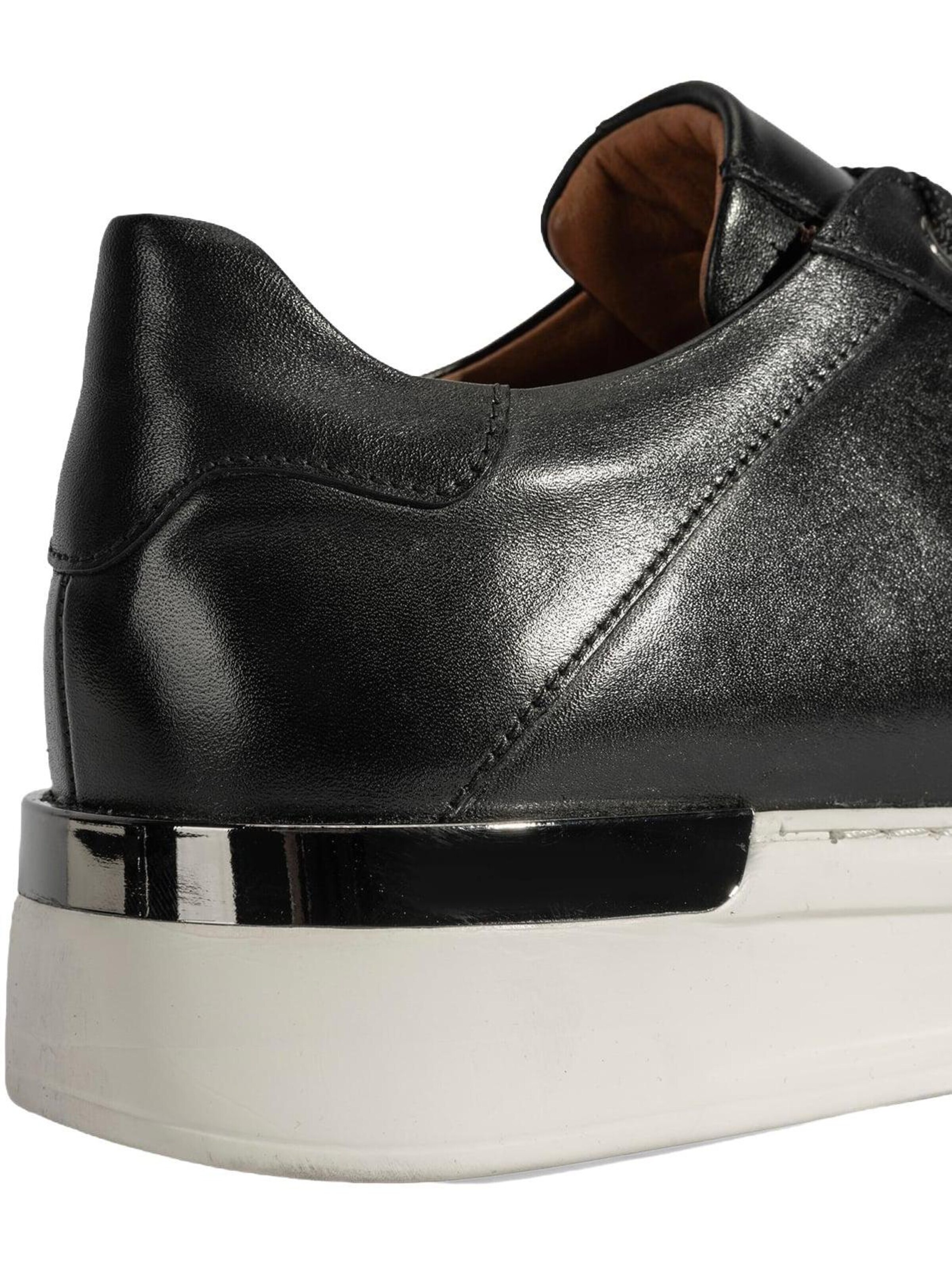 Desa Slip-ons 'Lässige Spitze' in Zwart