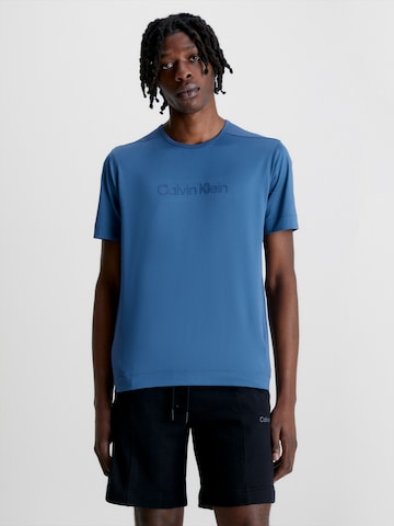 Calvin Klein Sport Functioneel shirt in Blauw: voorkant