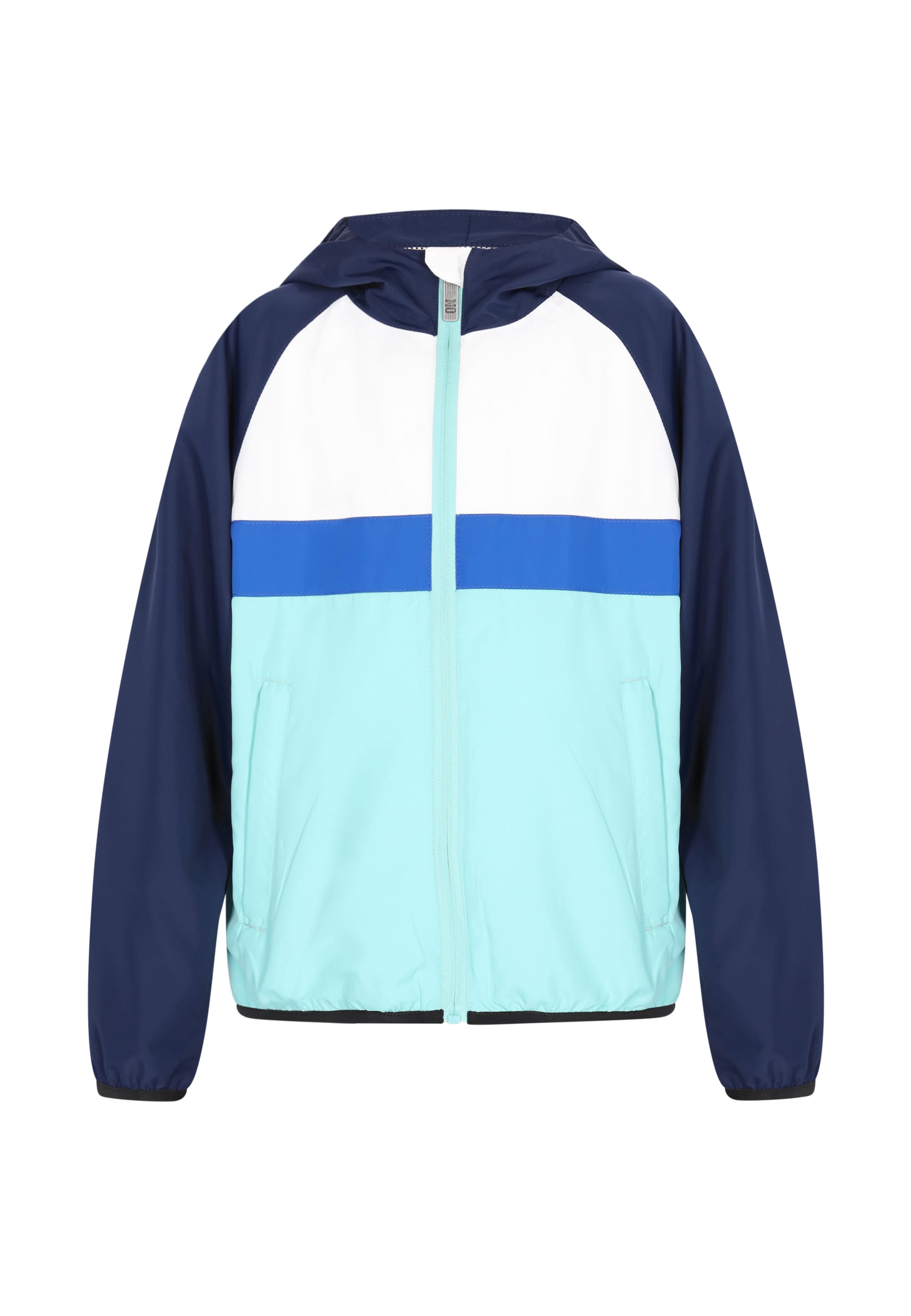 Mo ATHLSR Between-Season Jacket in Blue: front