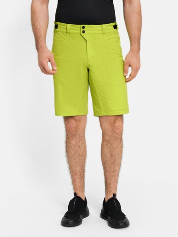ZIENER Regular Workout Pants 'NELAT-Z X-Function' in Yellow: front
