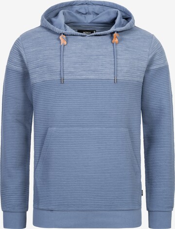 INDICODE JEANS Sweater in Blue: front