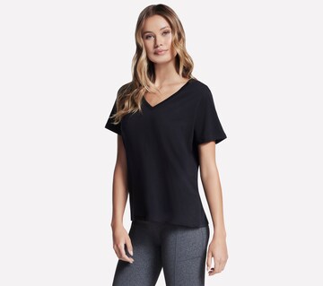 SKECHERS Shirt in Black: front