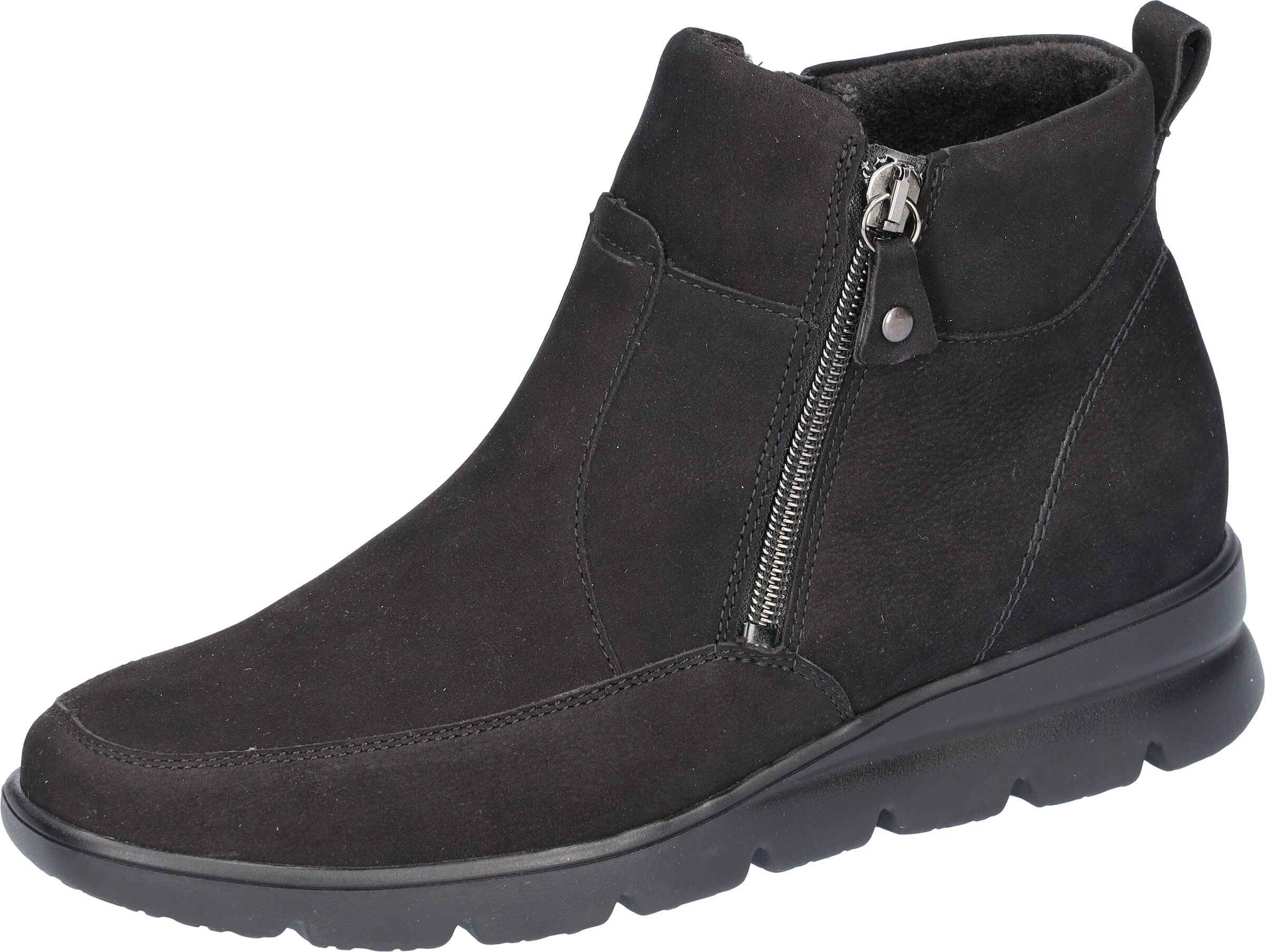 WALDLÄUFER Ankle Boots in Black: front