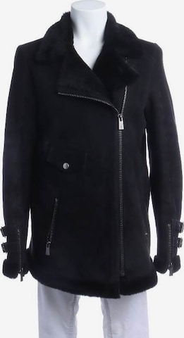 Anine Bing Lederjacke / Ledermantel M in Schwarz: predná strana