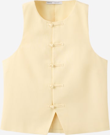 MANGO Pukuliivi 'LAGUNA' värissä keltainen: etupuoli