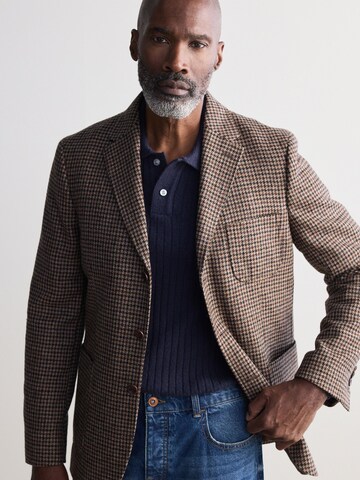 Regular fit Giacca da completo 'Moons' di Next in marrone: frontale