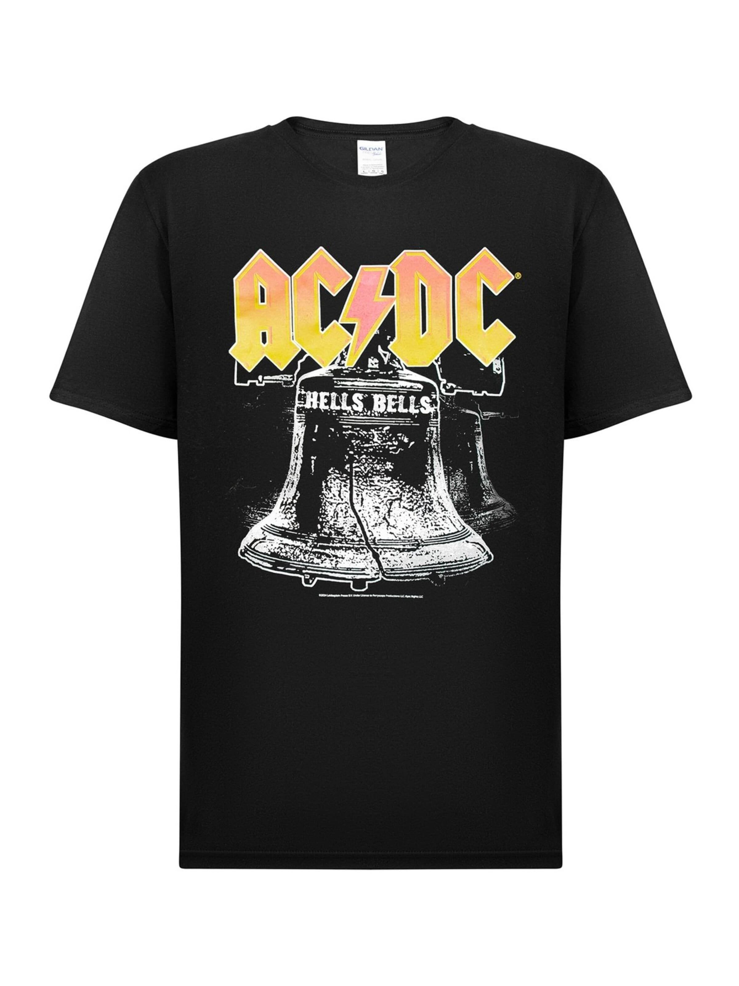 AC/DC Shirt 'AC/DC Hells Bells T-Shirt' in Black: front