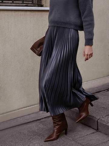Touche Prive Sukně 'Pleated Skirt' – šedá