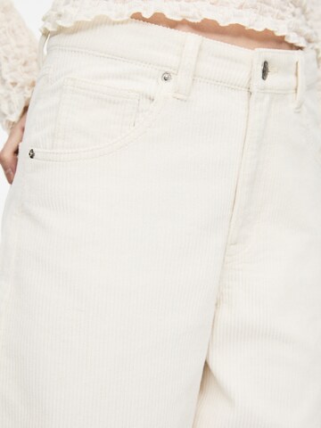 Wide Leg Pantalon Pull&Bear en beige