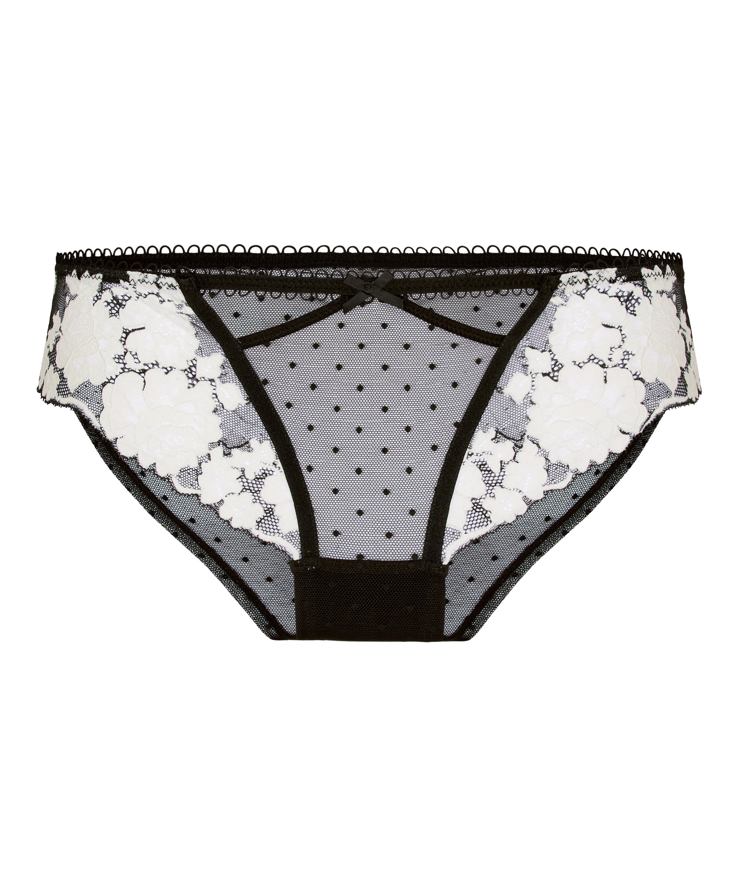Culotte Hunkemöller en noir : devant