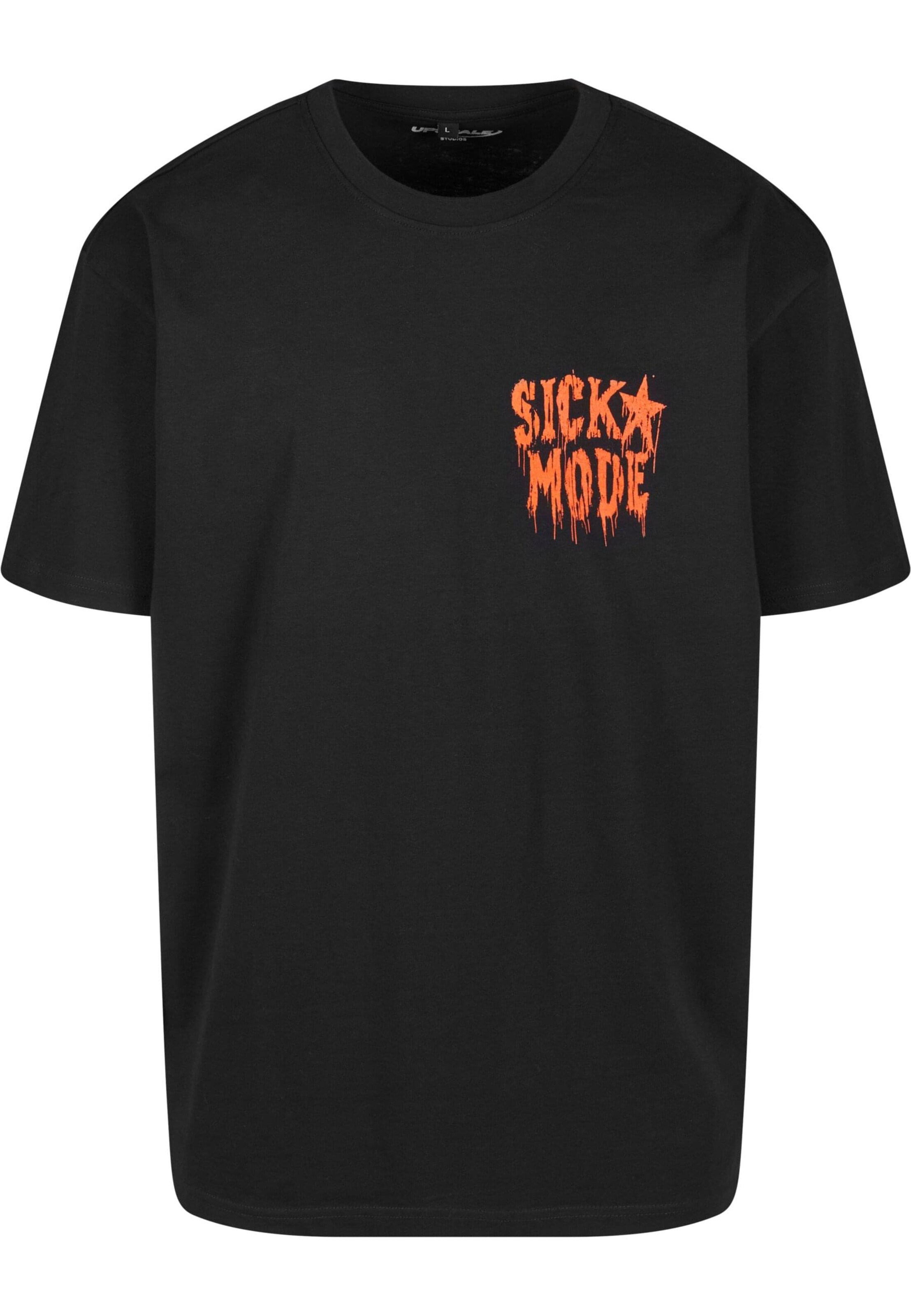 T-Shirt 'Psycho' MT Upscale en noir : devant