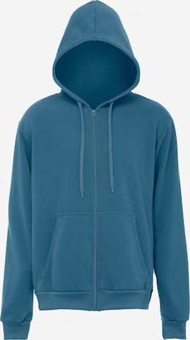 FUMO Sweat jacket in Blue: front