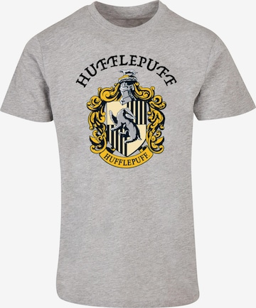 ABSOLUTE CULT Shirt ' Harry Potter - Hufflepuff' in Grey: front