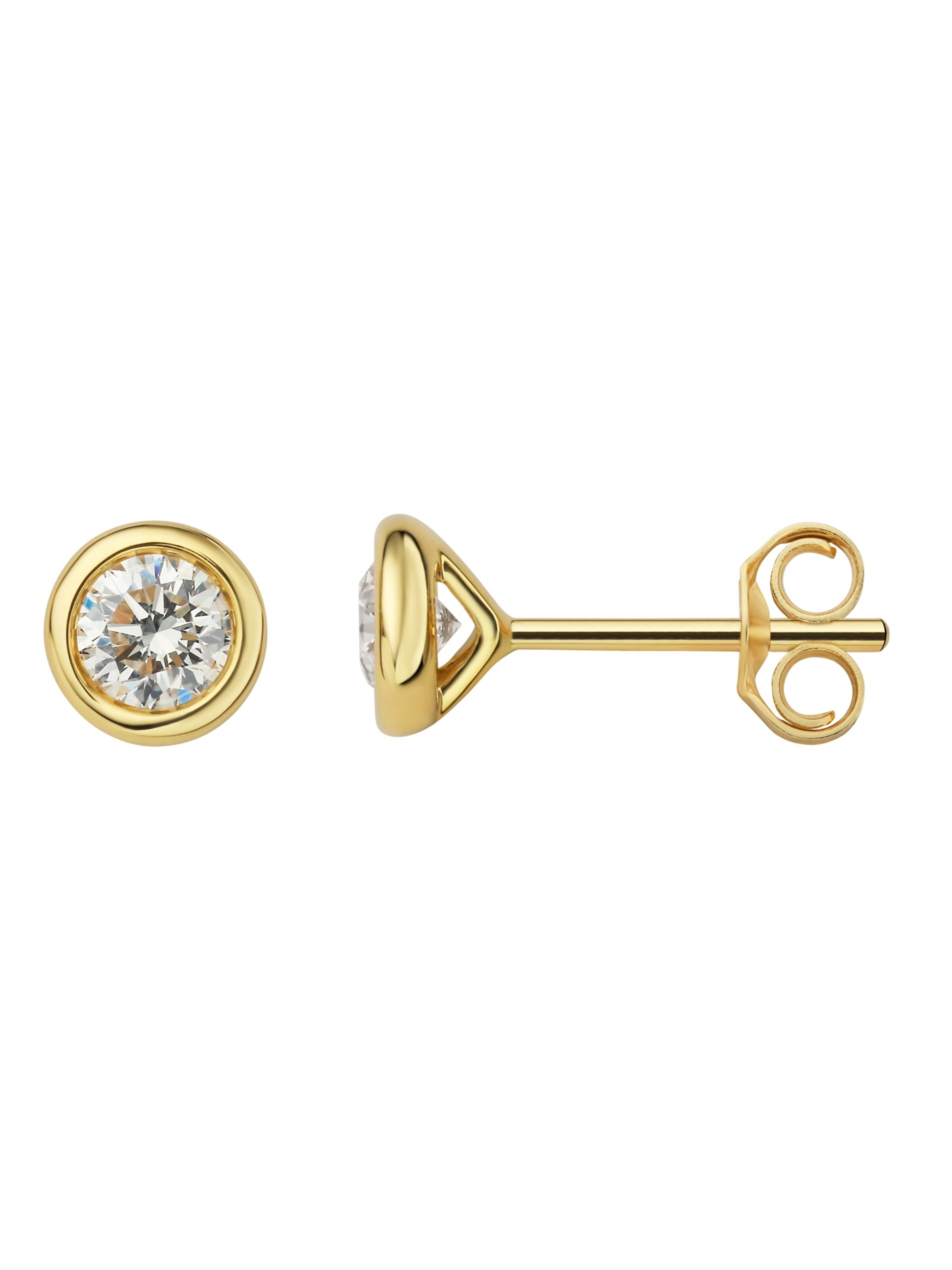 ONE ELEMENT Ohrringe in Gold: Vorderseite