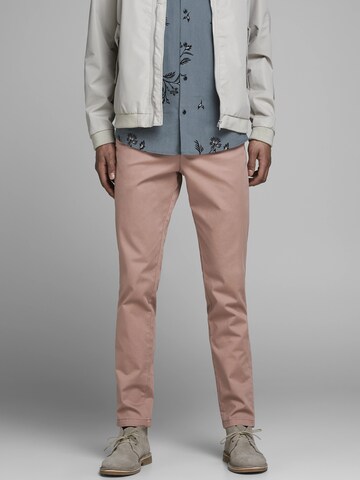 JACK & JONES - Slimfit Pantalón chino en marrón
