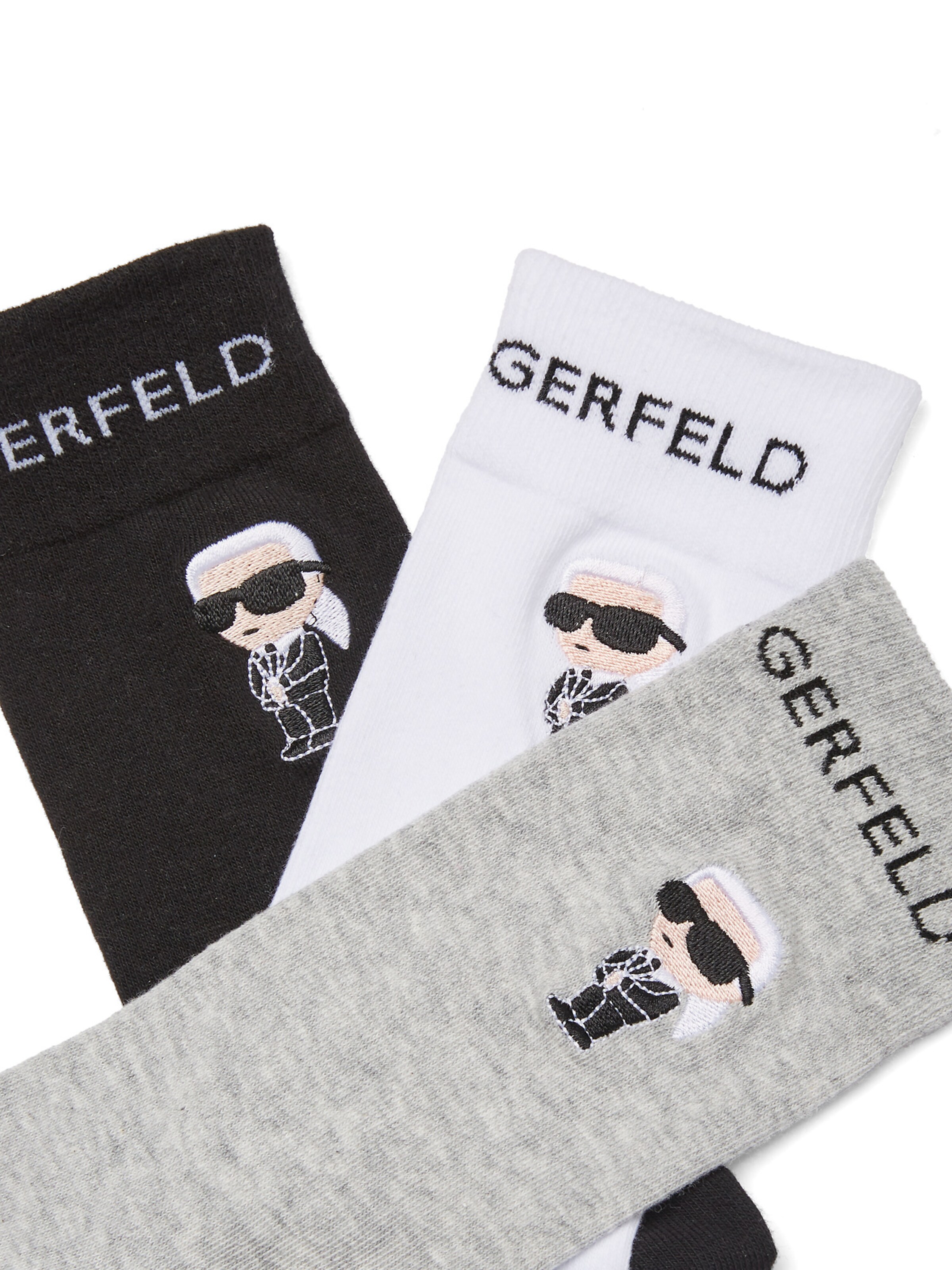 jauktas krāsas Karl Lagerfeld Zeķes