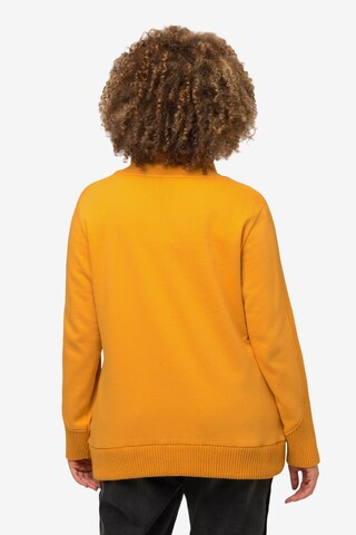 Sweat-shirt Ulla Popken en jaune