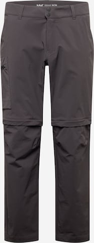 Regular Pantalon outdoor 'BRONO' HELLY HANSEN en gris : devant