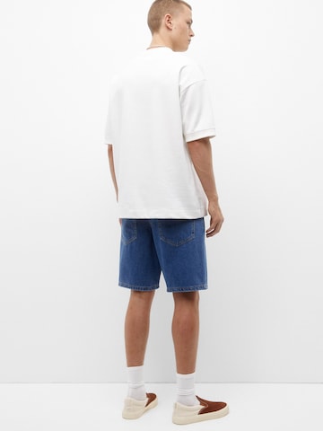 Pull&Bear Loosefit Shorts in Blau