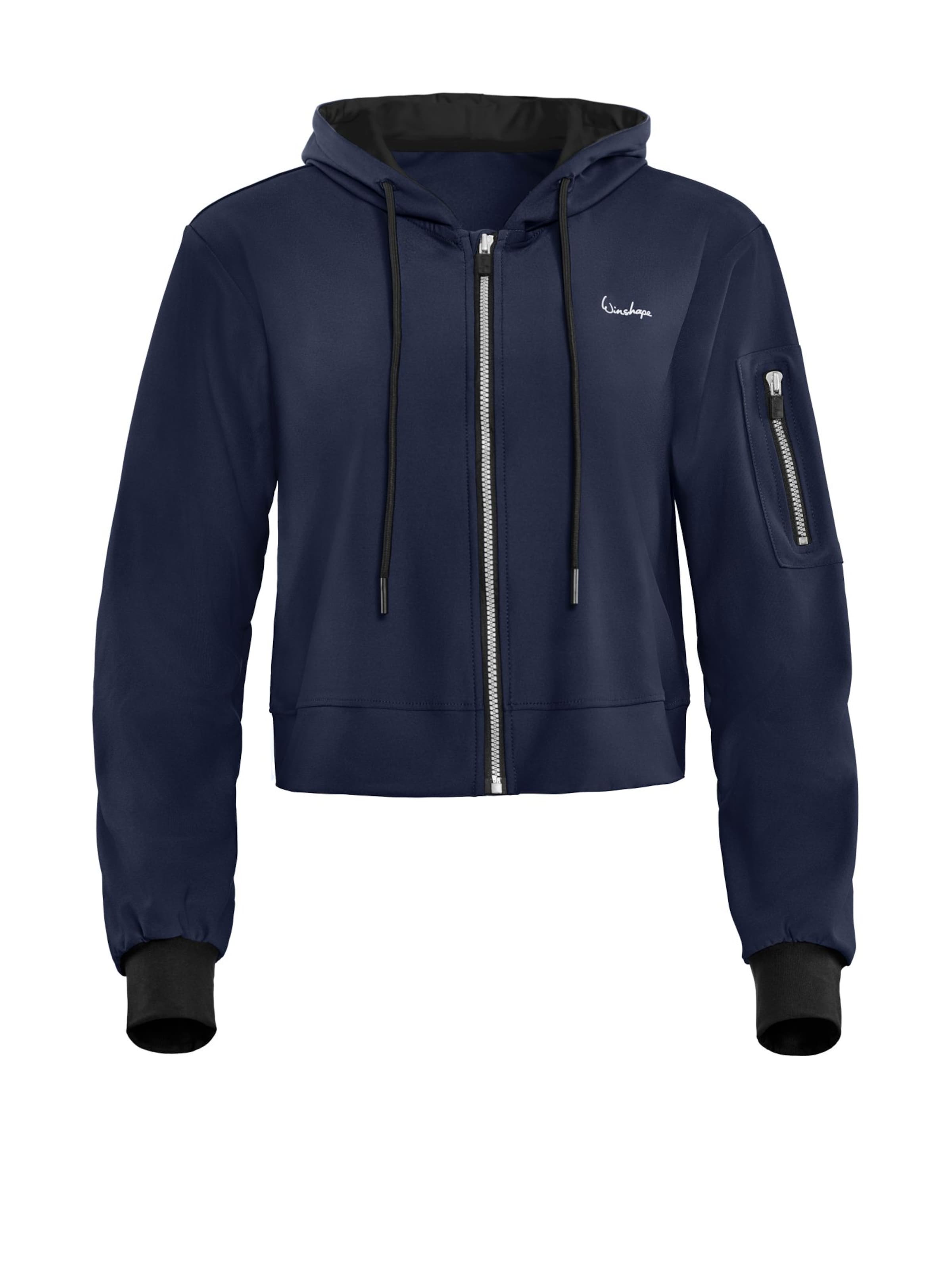 Winshape Αθλητικό μπουφάν 'J009C' σε γκρι: μπροστά