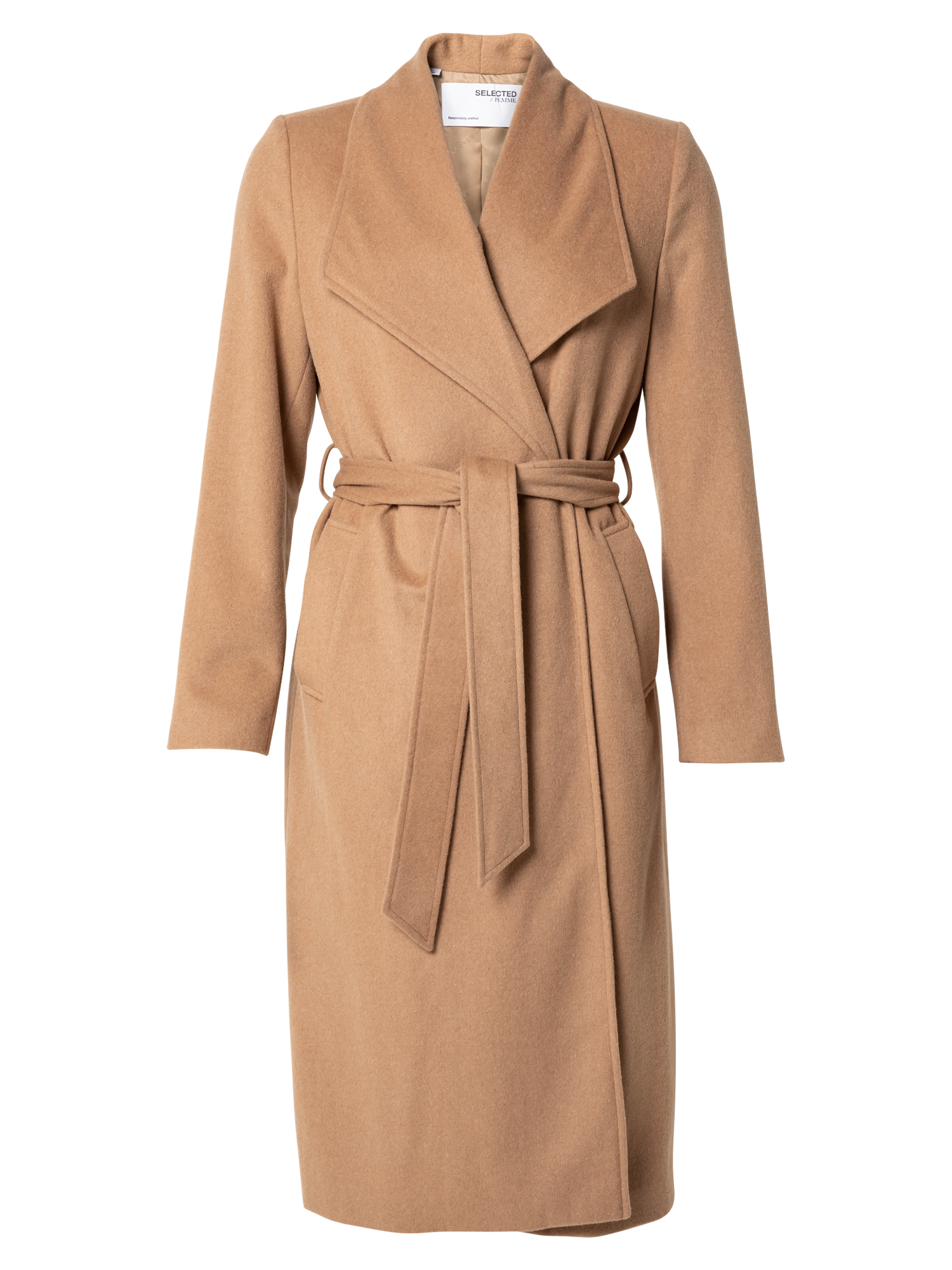 Donna 1Nkyn SELECTED FEMME Cappotto di mezza stagione ROSE in Marrone Chiaro Donna 1Nkyn SELECTED FEMME Cappotto di mezza stagione ROSE in Marrone Chiaro