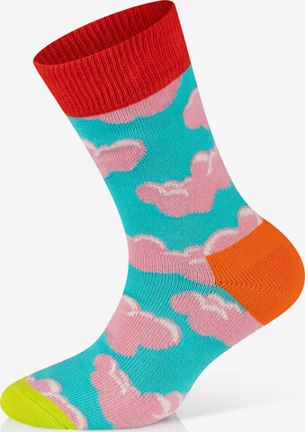 Happy Socks Socken 'Kids Shooting Star' in Mischfarben: predná strana