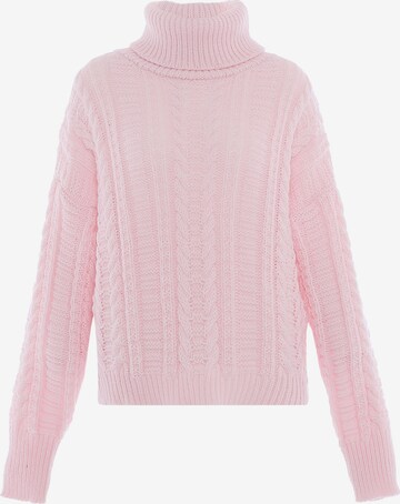 Pull-over aleva en rose : devant