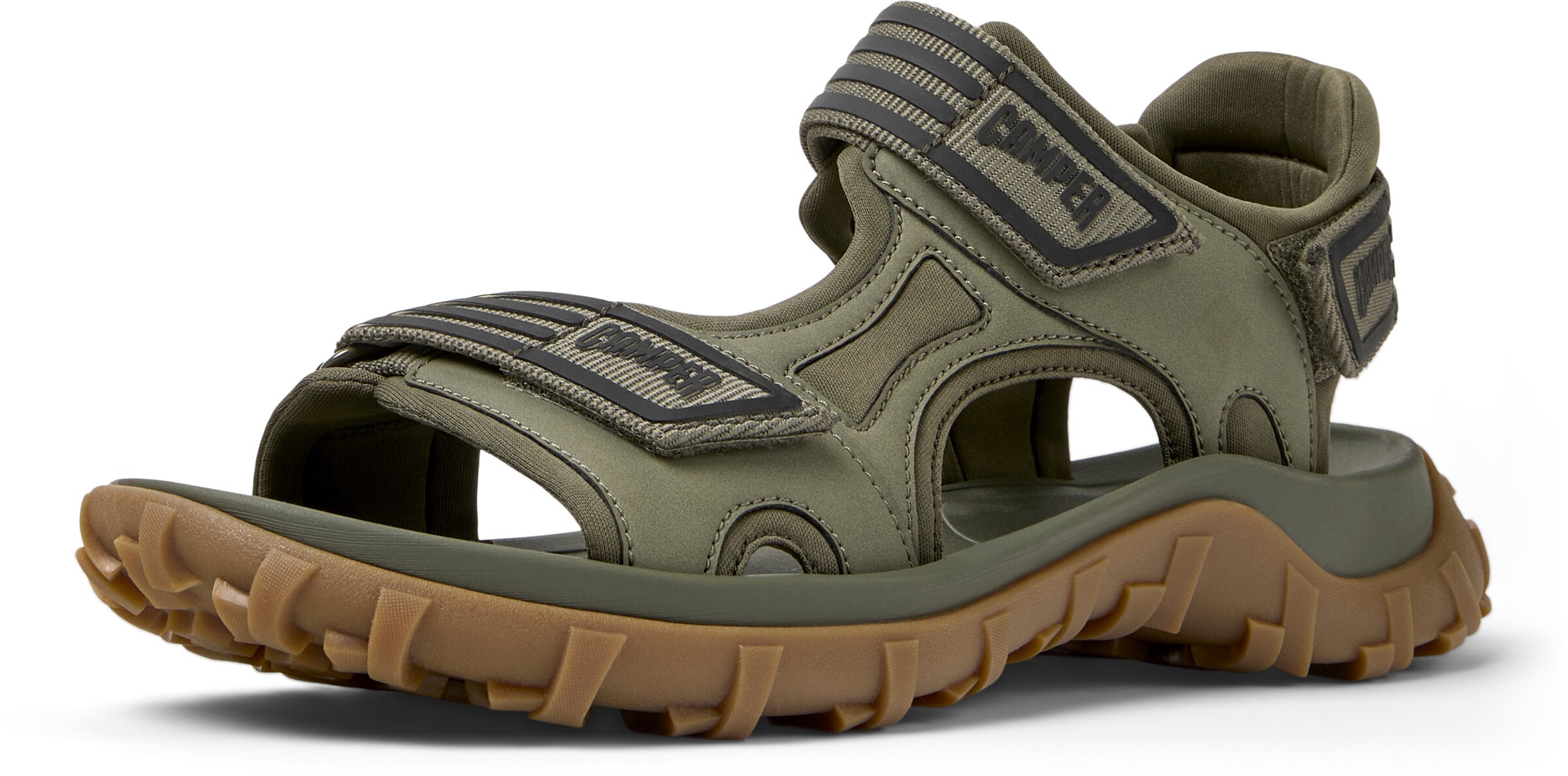 Sandalo 'Drift Trail' di CAMPER in verde: frontale