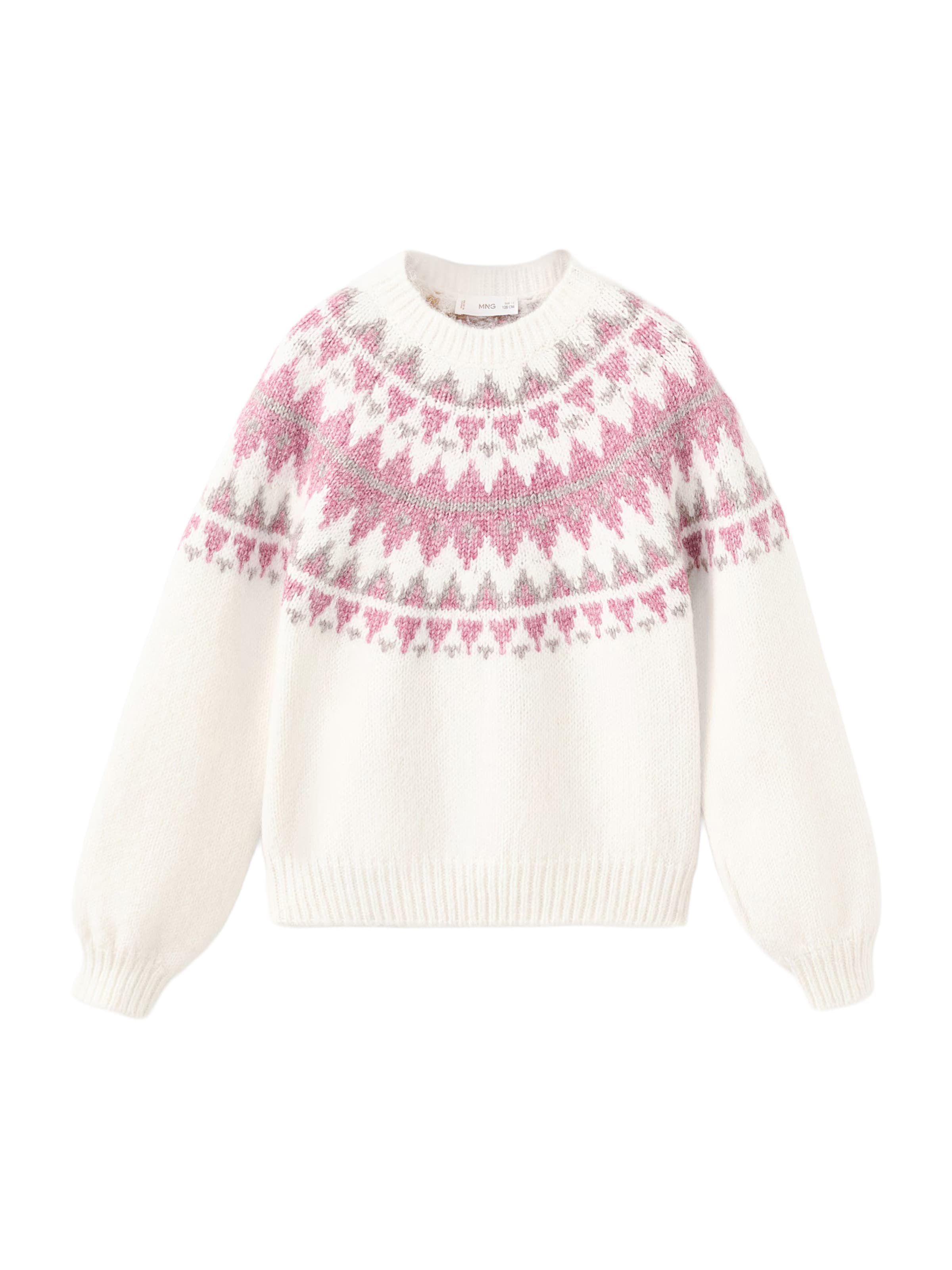 MANGO KIDS Trui 'Erika' in Beige: voorkant